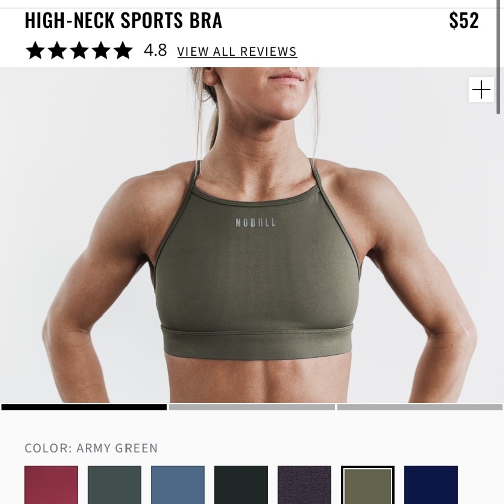 Nobull high neck sports bra